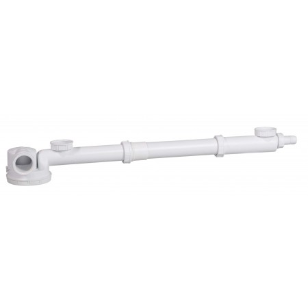 Sifón desagüe fregadero Wirquin salva espacio 2 seno 1.1/2""-ø40mm