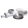 Sifón desagüe fregadero Wirquin salva espacio 1 seno 1.1/2""-ø40mm