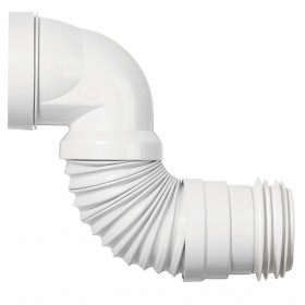 Manguito inodoro extensible Wirquin acodado 245÷405mm