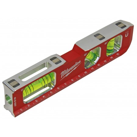 Nivel magnético de burbuja MILWAUKEE TORPEDO compacto longitud 17cm
