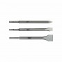 Juego 3 cinceles MILWAUKEE SDS-PLUS longitud 250mm