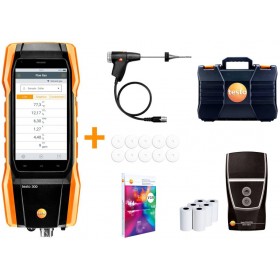 Set analizador de combustión TESTO 300LL longlife con impresora