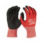 Guantes anticorte nivel 1/A MILWAUKEE CUT GLOBES talla 8/M