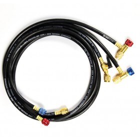 Juego de 3 mangueras JAVAC SAFE SEAL JAV-1071 de 1/4" y 1/4"