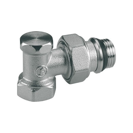Detentor radiador Giacomini escuadra 3/8"  R16A macho-hembra