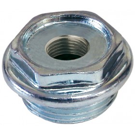 Tapón reducción radiador ø42mm acero zincado 1"-1/8" derecha