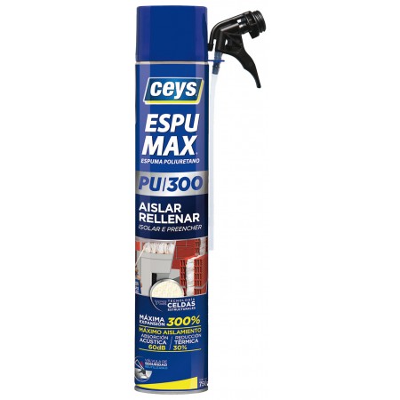 Cartucho 750ml espuma poliuretano CEYS ESPUMAX cánula