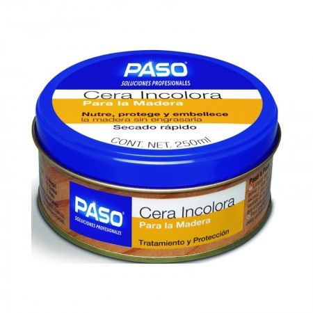 Bote 250ml CEYS PASO cera incolora madera