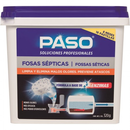 Bote 320g 16 uds CEYS PASO fosas sépticas