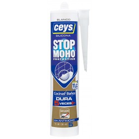 Cartucho 280ml silicona CEYS STOP MOHO blanca
