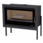 Insertable de leña negro 16000W