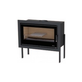 Insertable de leña negro 16000W