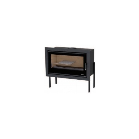 Insertable de leña negro 16000W