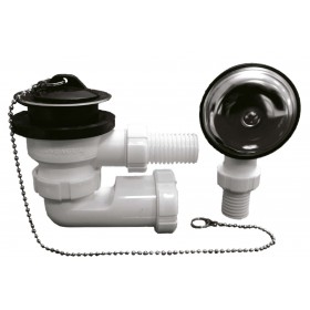Válvula desagüe bañera con rebosadero T-63c ø70-1 1/2"h