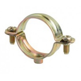 Abrazadera metálica bicromatada ESCOFIX M6 Ø15mm