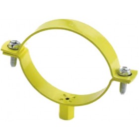 Abrazadera gásmica ESCOFLEX amarilla M8+M10 Ø72 a 76mm