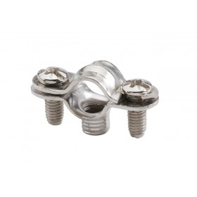 Abrazadera cromada ESCOFIX M6 Ø12mm