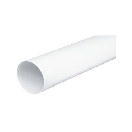 Conducto redondo Ø150x3000mm PVC BLANCO