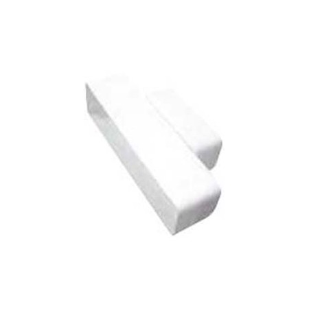 Accesorio reductor 220x55mm a 180x90mm PVC BLANCO