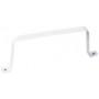 Abrazadera rectangular  55x220mm PVC BLANCO