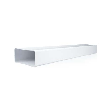 Conducto rectangular 60x120x1500mm PVC BLANCO