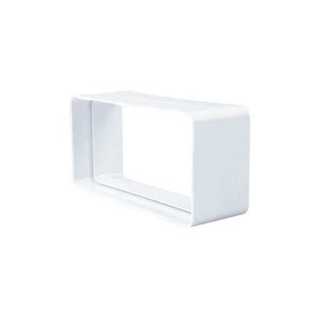 Manguito empalme 60x120mm PVC BLANCO