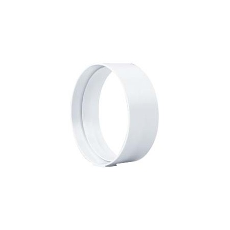Manguito circular Ø100mm PVC BLANCO