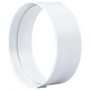 Empalme redondo Ø120mm PVC BLANCO