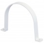 Abrazadera circular  Ø125mm PVC BLANCO