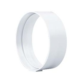 Manguito circular Ø150mm PVC BLANCO