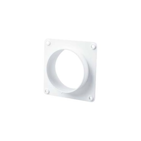 Remate pared redondo Ø100mm PVC BLANCO