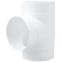 Te 90º circular Ø150mm PVC BLANCO