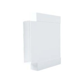 Unión  T  rectangular  55x220mm PVC BLANCO