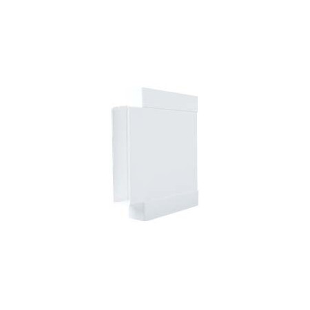 Unión  T  rectangular  90x180mm PVC BLANCO