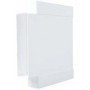 Unión  T  rectangular  90x180mm PVC BLANCO