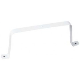 Abrazadera rectangular  90x180mm PVC BLANCO