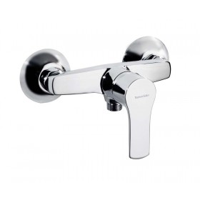 Grifo ducha monomando con rociador con flex o y soporte RAMON SOLER Titanium