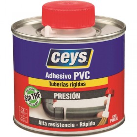 Bote 500ml CEYS adhesivo PVC presión tapón pincel