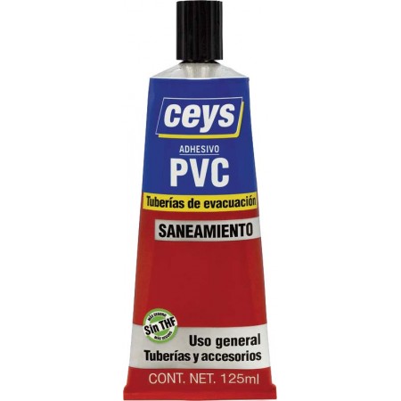 Tubo 125ml Adhesivo PVC evacuación CEYS