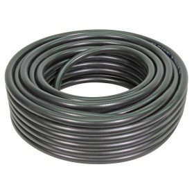 Metro de tubo para gas GLP color negro trenzado metálico interior Pmax: 20 bar Øint. 8 x Øext.15mm.