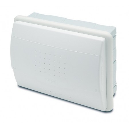 Caja distribución eléctrica de empotrar puerta opaca 10 módulos VOLTIMERC NV IP40