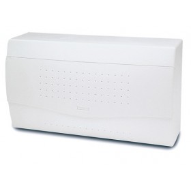 Caja distribución eléctrica de superficie puerta opaca 18 módulos VOLTIMERC NV IP40
