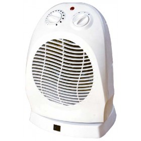 Termoventilador eléctrico de sobremesa oscilante MERCALOR 1000/2000W 230VAC