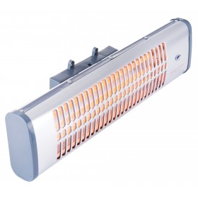 Estufa eléctrica infrarrojos de baño para pared con interruptor de cuerda MERCALOR 600/1200W 230VAC