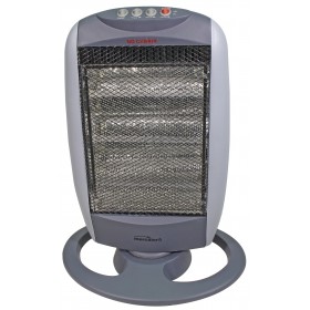 Estufa eléctrica infrarrojos de sobremesa oscilante MERCALOR JUPITER 400/800/1200W 230VAC