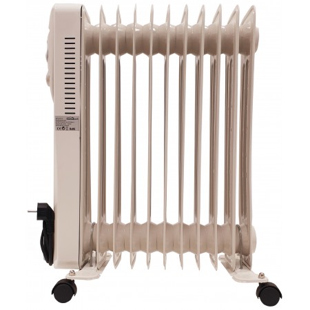 Radiador eléctrico de aceite 11 elementos con ruedas MERCALOR 2500W
