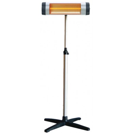 Estufa eléctrica de terraza con pie regulable MERCALOR 1500W 230VAC
