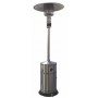 Estufa de gas butano para exterior inox. con ruedas MERCALOR MERCASOL INOX 13kW