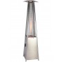 Estufa de gas butano para exterior piramidal inox. MERCALOR MERCALUZ 13kW