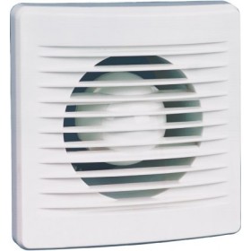 Extractor de baño frontal blanco MERCAFAN STANDARD A4 Ø100mm